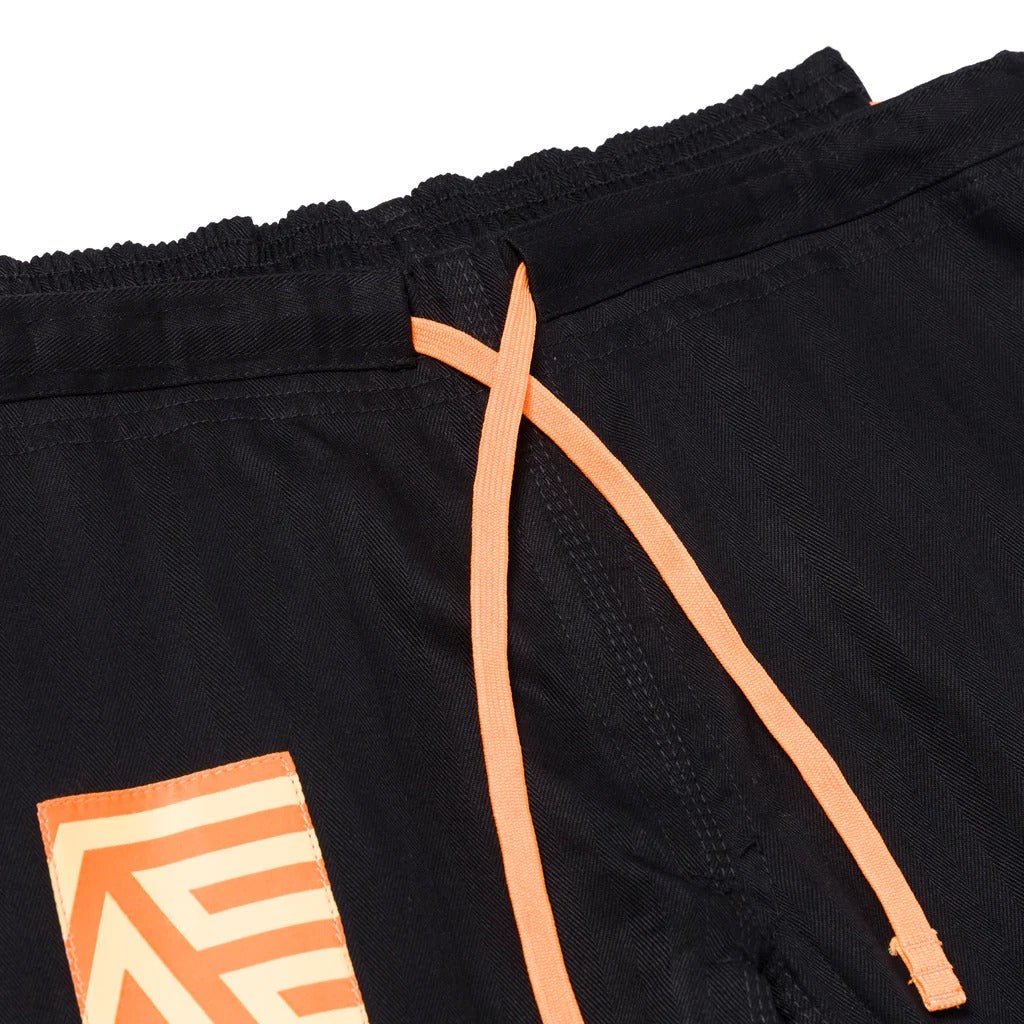 Albino & Preto OBY Herringbone Classic Black BJJ Gi - Vorix Sport