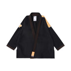 Albino & Preto OBY Herringbone Classic Black BJJ Gi - Vorix Sport