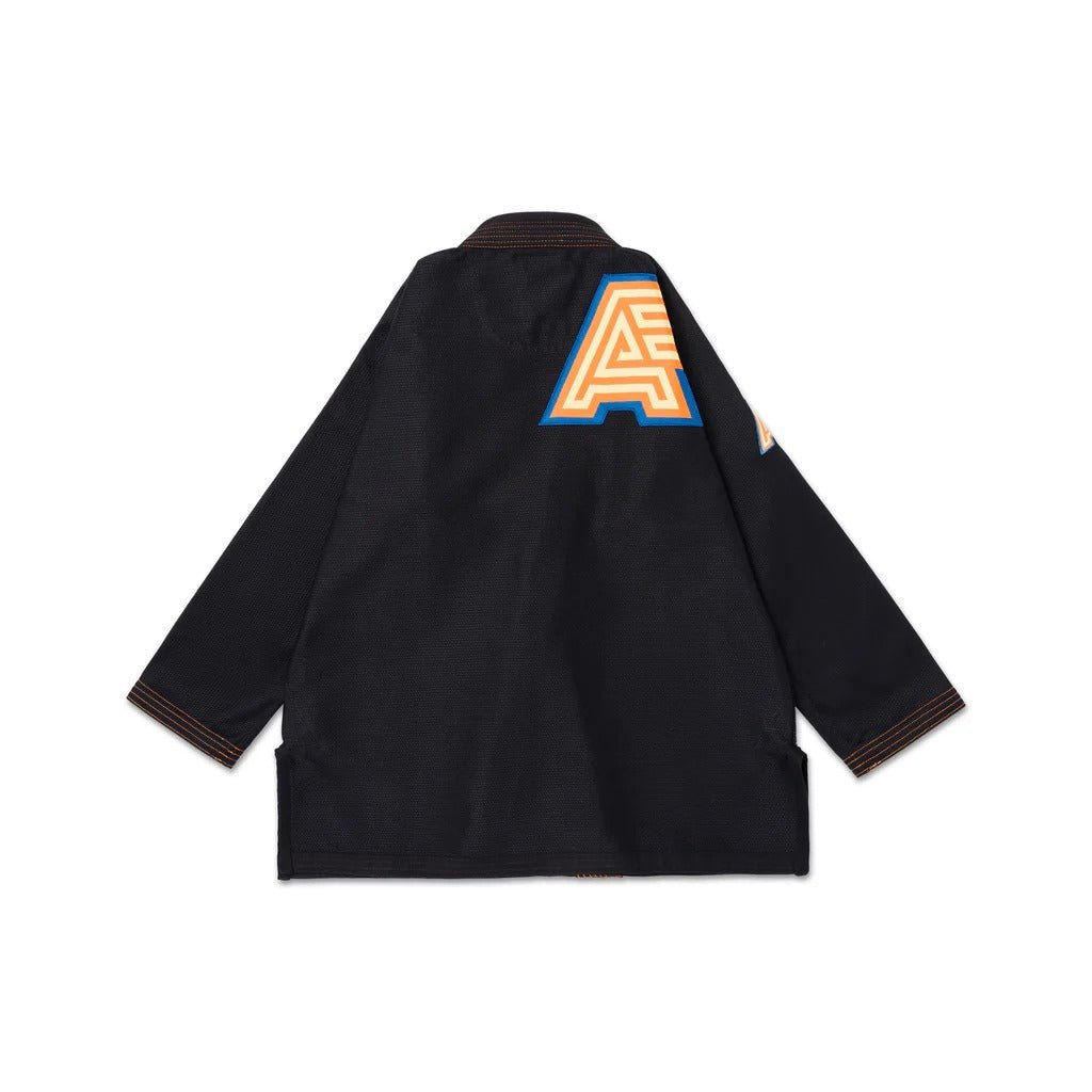 Albino & Preto OBY Herringbone Classic Black BJJ Gi - Vorix Sport