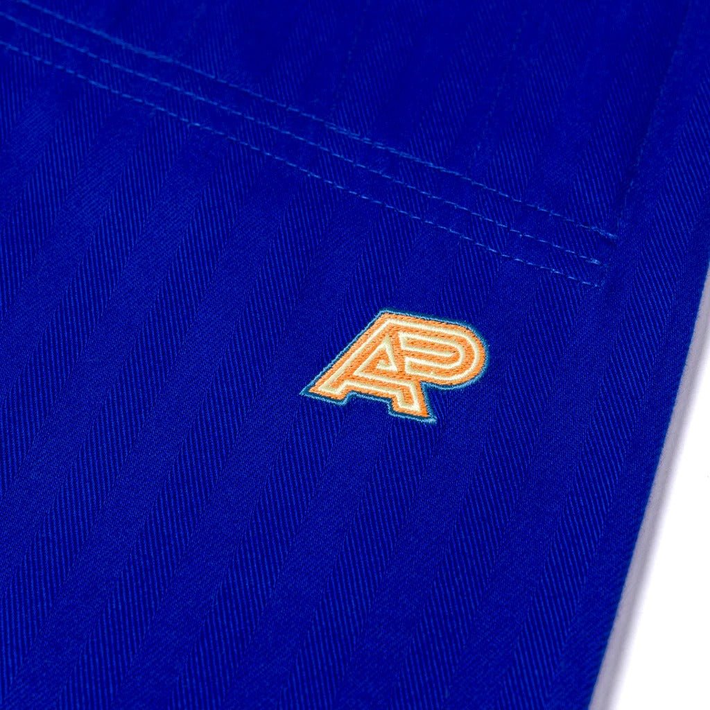 Albino & Preto OBY Herringbone Classic Blue BJJ Gi - Vorix Sport