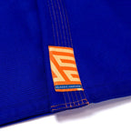 Albino & Preto OBY Herringbone Classic Blue BJJ Gi - Vorix Sport