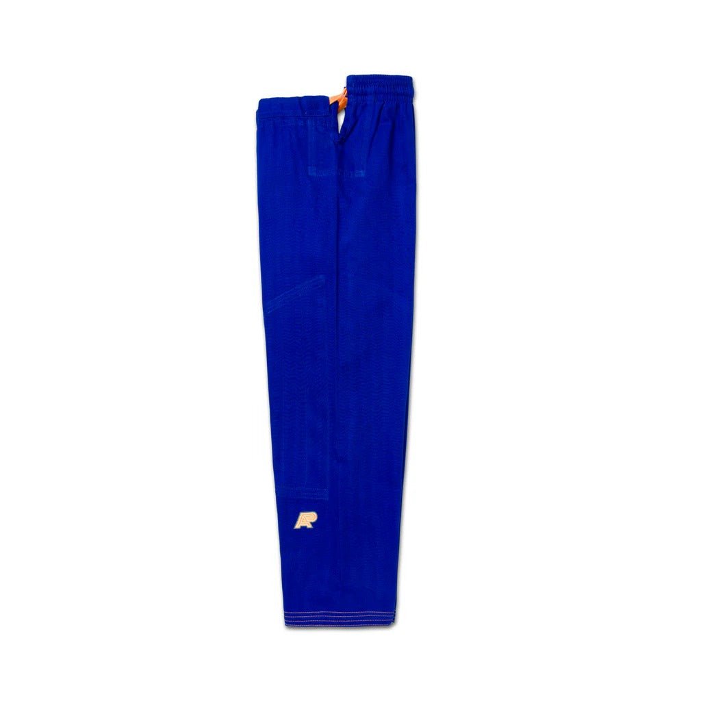Albino & Preto OBY Herringbone Classic Blue BJJ Gi - Vorix Sport