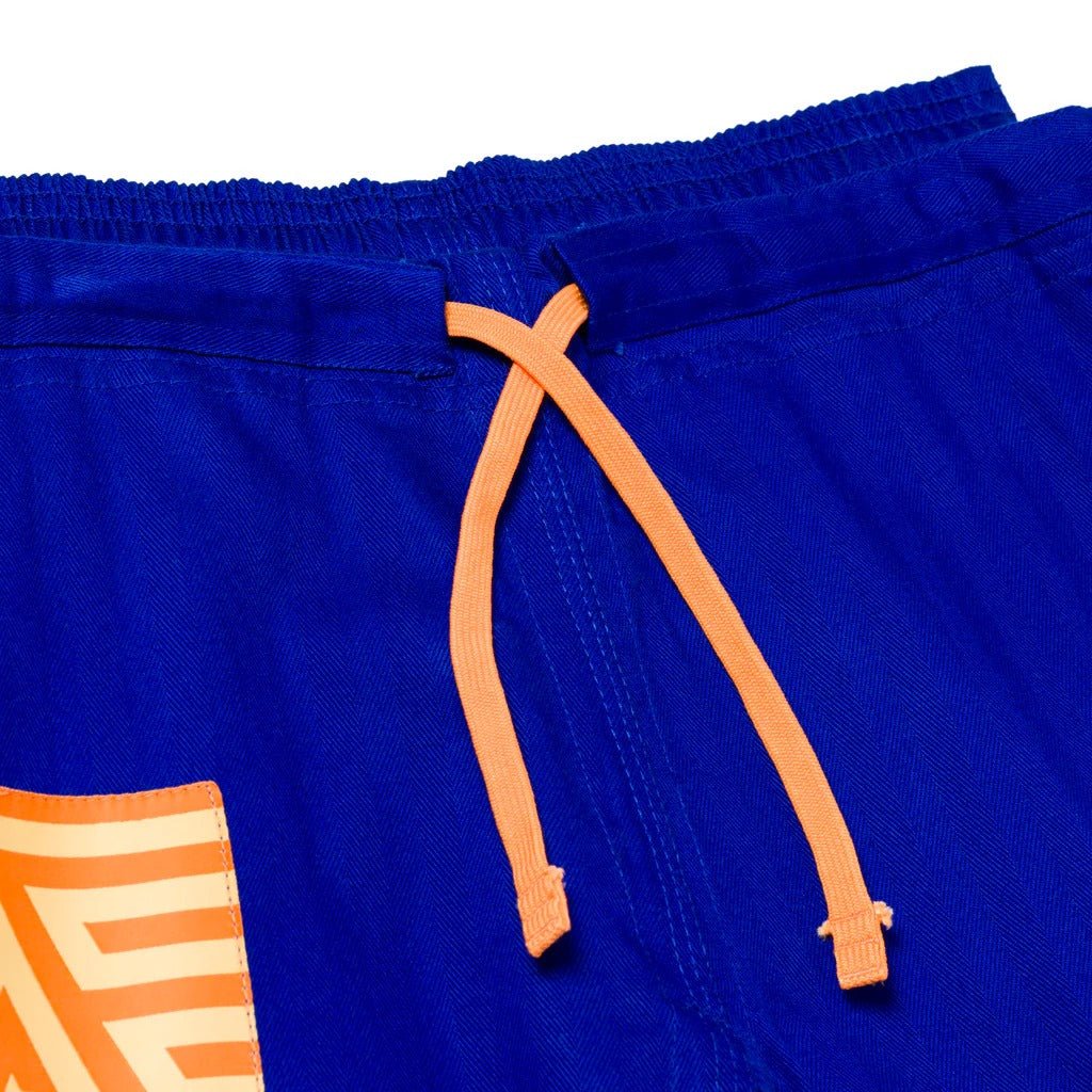 Albino & Preto OBY Herringbone Classic Blue BJJ Gi - Vorix Sport