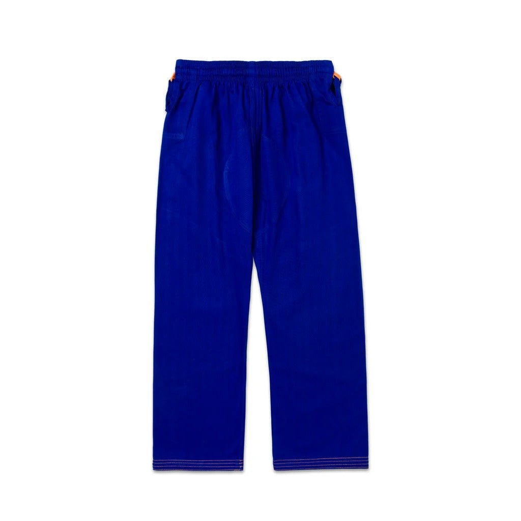 Albino & Preto OBY Herringbone Classic Blue BJJ Gi - Vorix Sport