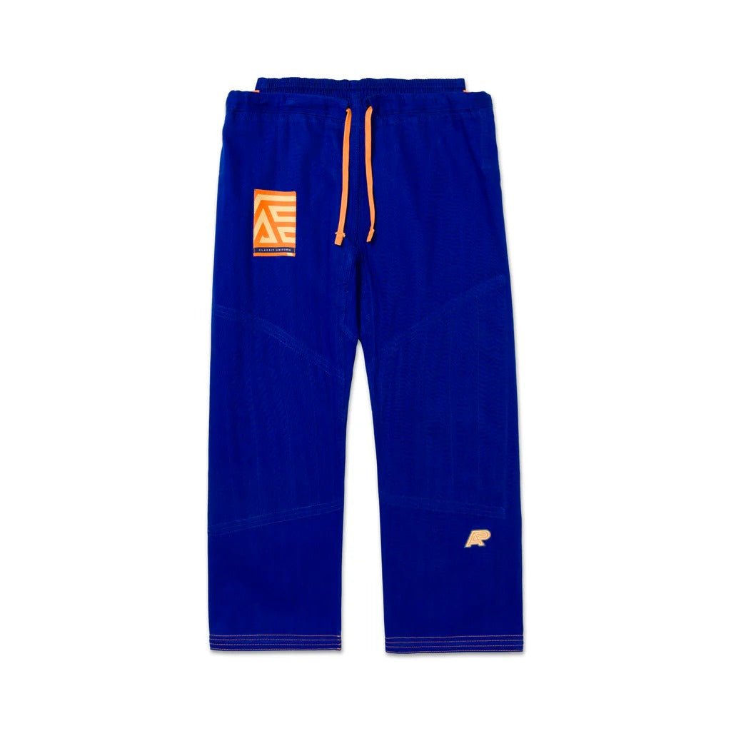 Albino & Preto OBY Herringbone Classic Blue BJJ Gi - Vorix Sport