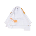 Albino & Preto OBY Herringbone Classic White BJJ Gi - Vorix Sport