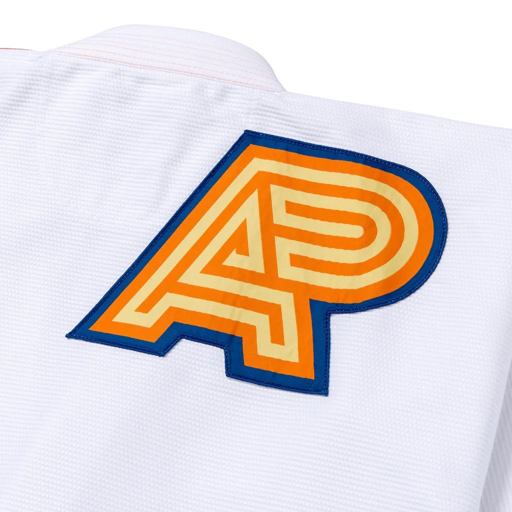 Albino & Preto OBY Herringbone Classic White BJJ Gi - Vorix Sport