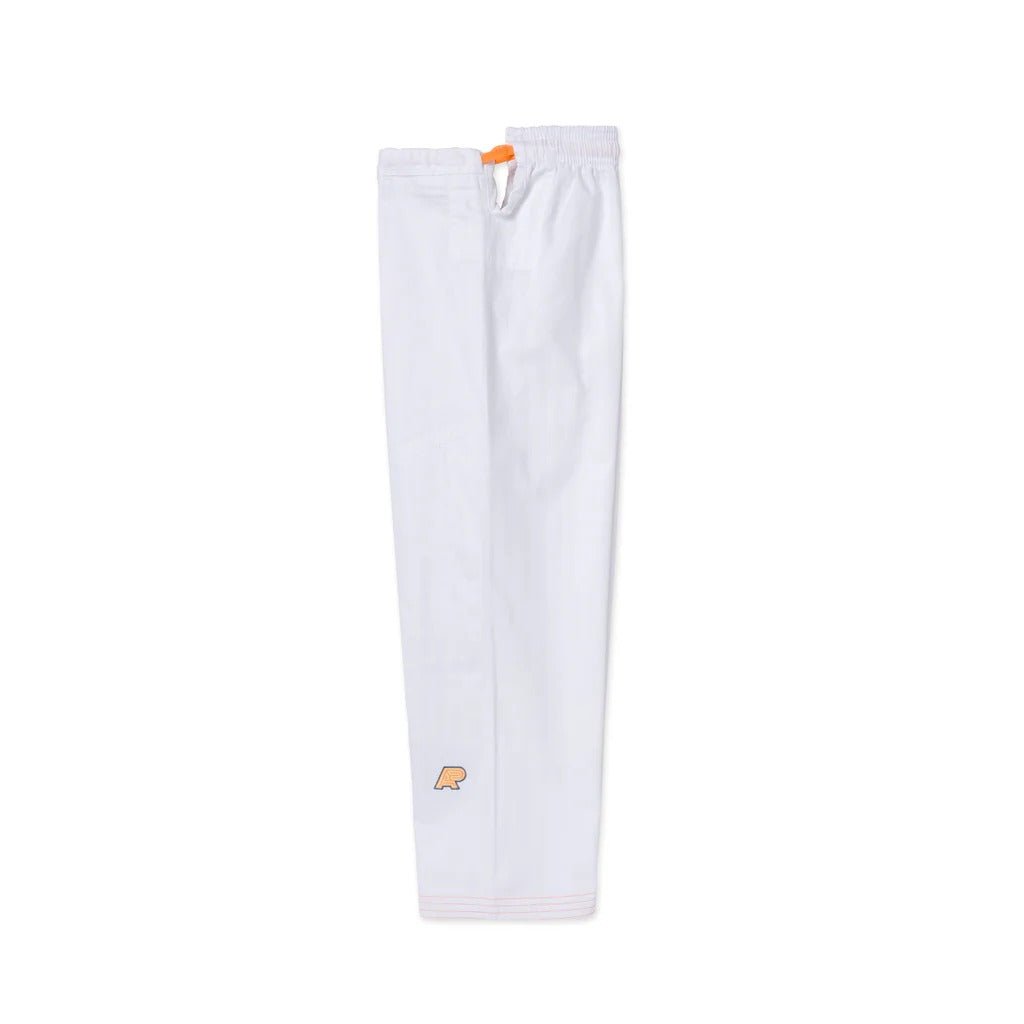 Albino & Preto OBY Herringbone Classic White BJJ Gi - Vorix Sport