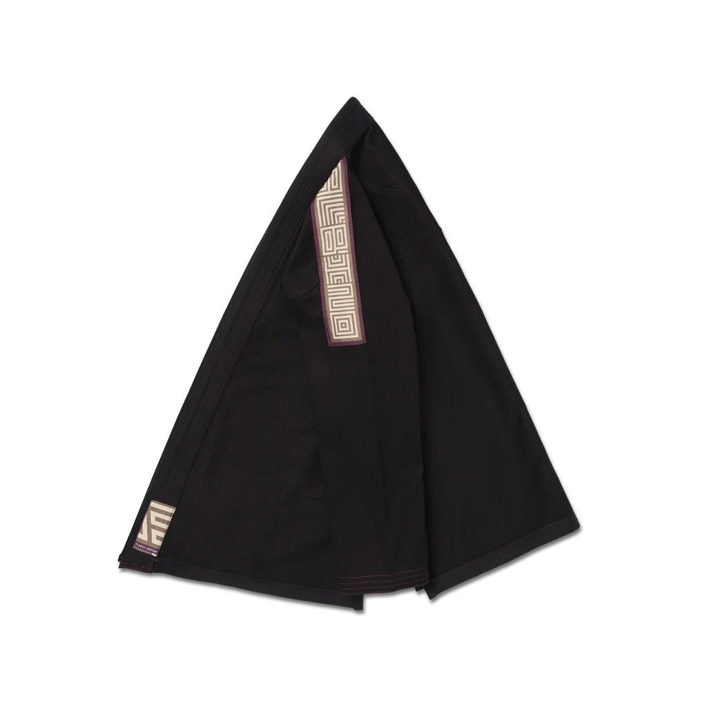 Albino & Preto POC Herringbone Classic Black BJJ Gi - Vorix Sport