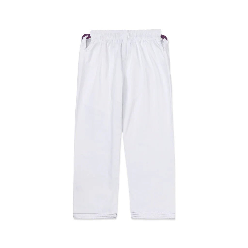 Albino & Preto POC Herringbone Classic White BJJ Gi - Vorix Sport