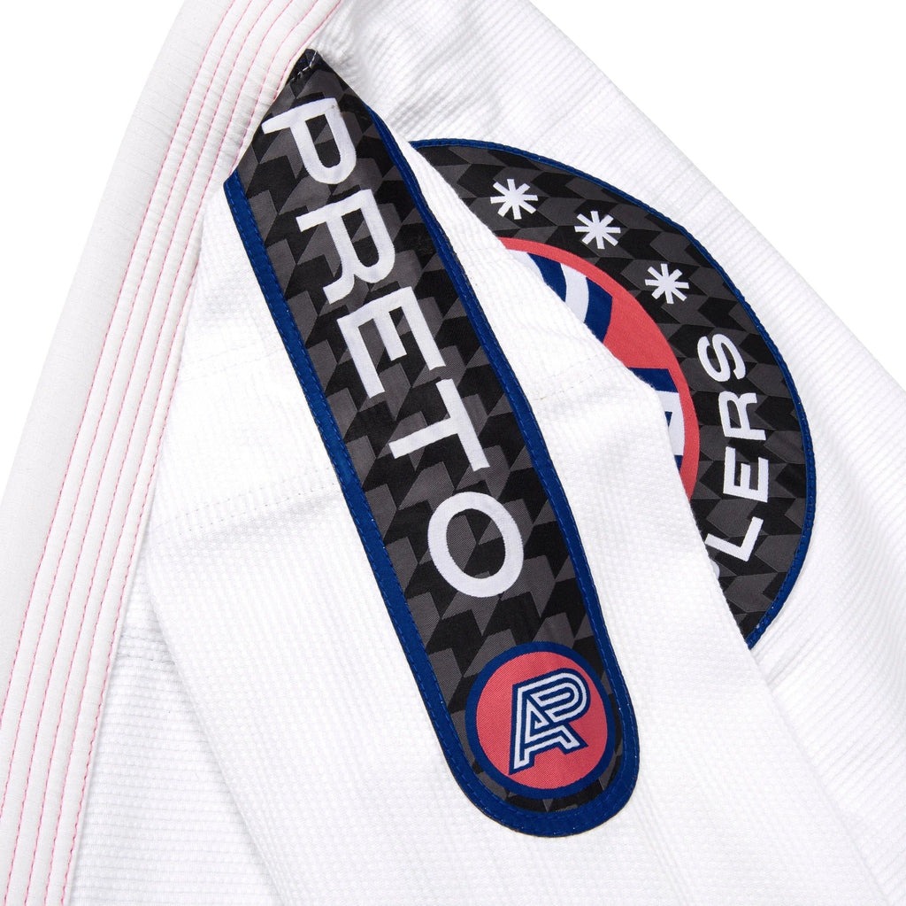 Albino & Preto RS Comp SNW Competition BJJ Gi - Vorix Sport