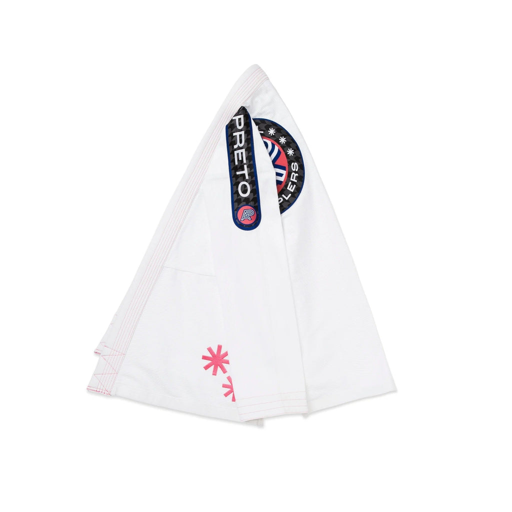 Albino & Preto RS Comp SNW Competition BJJ Gi - Vorix Sport