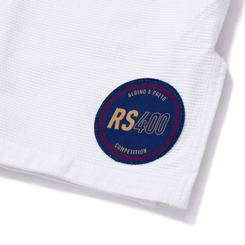 Albino & Preto RS400 Comp KNM White BJJ Gi - Vorix Sport