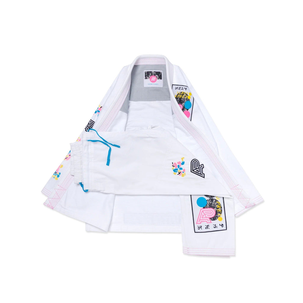 Albino & Preto Sanktuary BJJ Gi - Vorix Sport