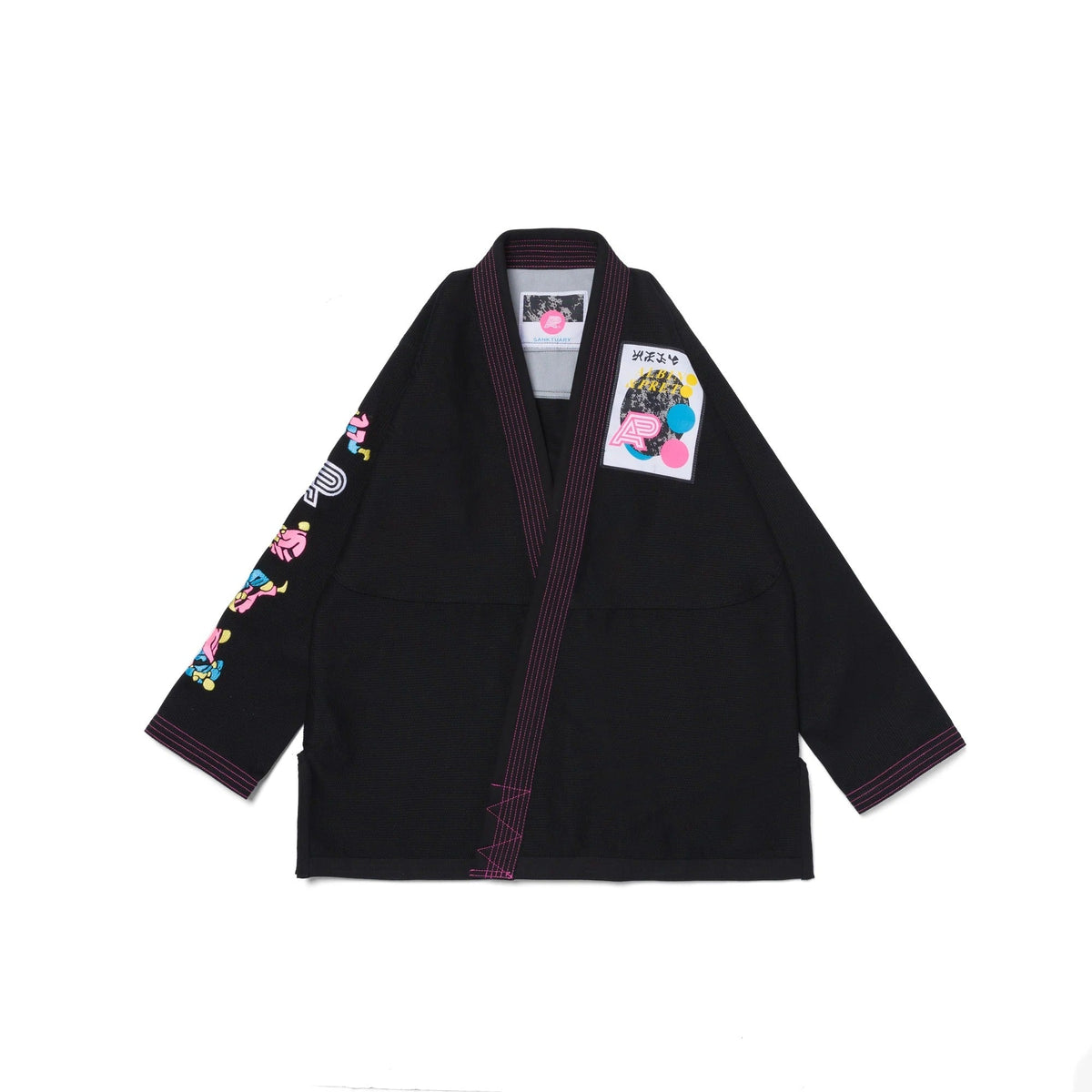 Albino & Preto Sanktuary Black BJJ Gi - Vorix Sport