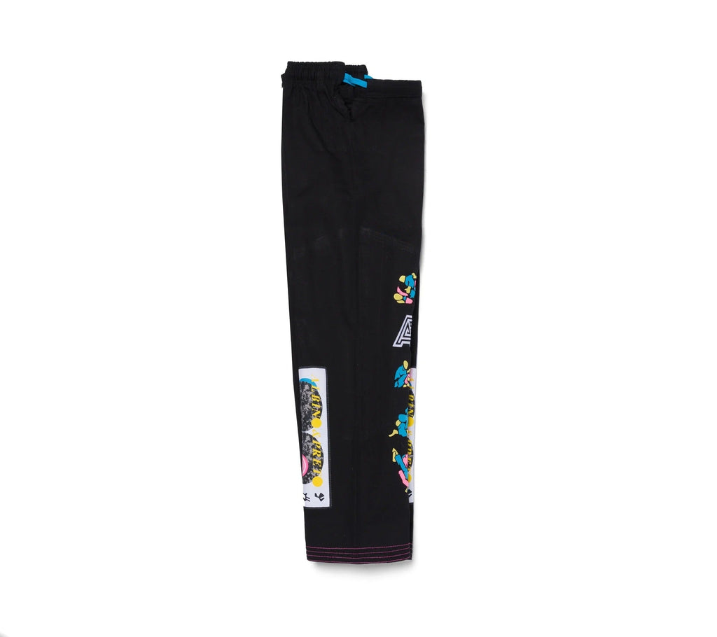 Albino & Preto Sanktuary Black BJJ Gi - Vorix Sport