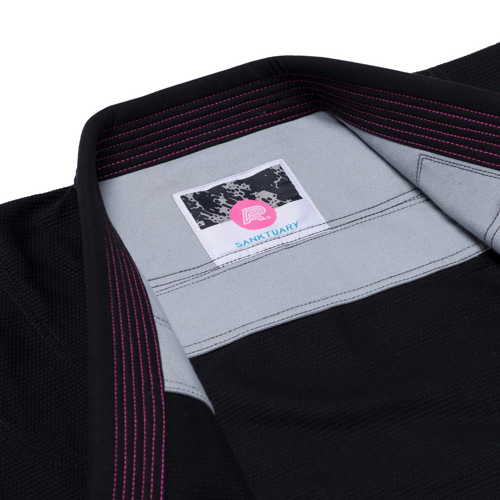 Albino & Preto Sanktuary Black BJJ Gi - Vorix Sport