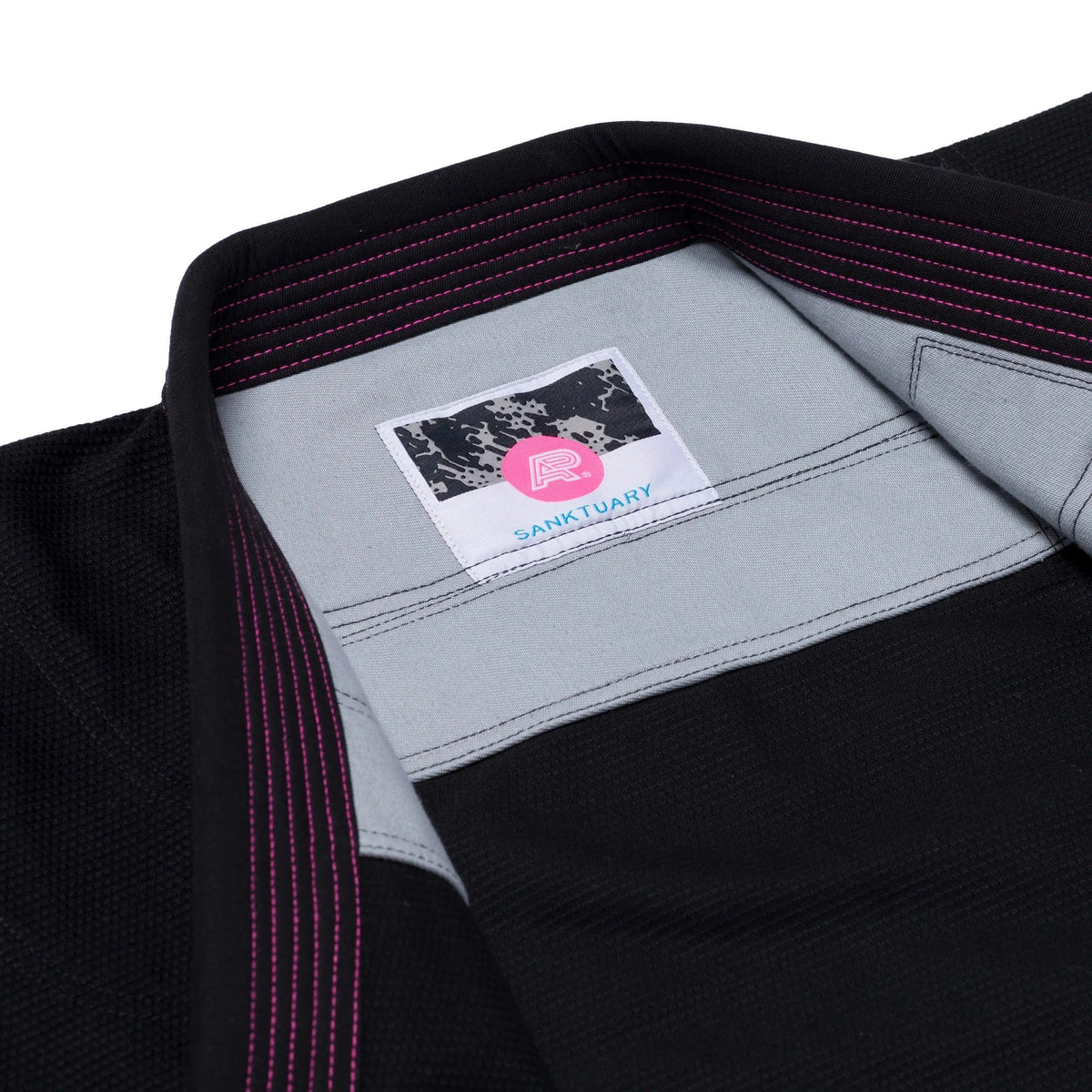 Albino & Preto Sanktuary Black BJJ Gi - Vorix Sport