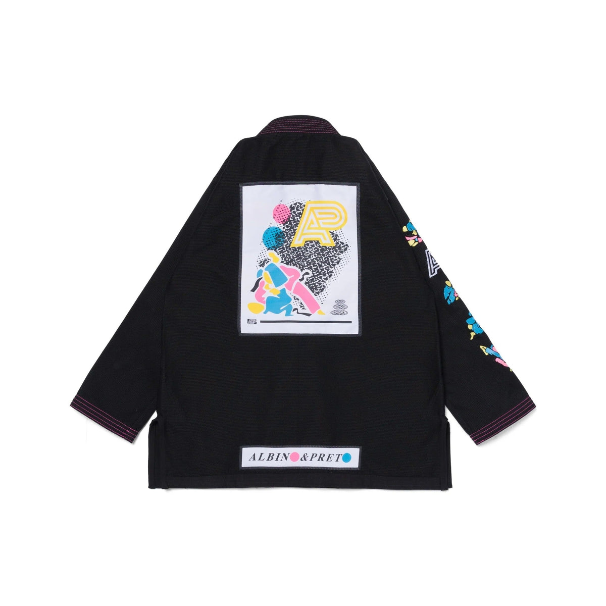 Albino & Preto Sanktuary Black BJJ Gi - Vorix Sport
