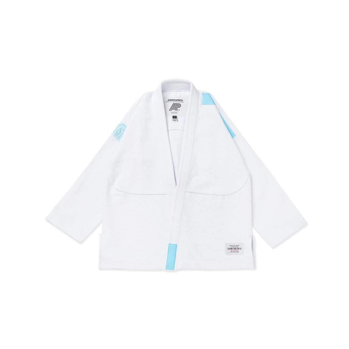 Albino & Preto Series 16 Brazil White BJJ Kimono - Vorix Sport