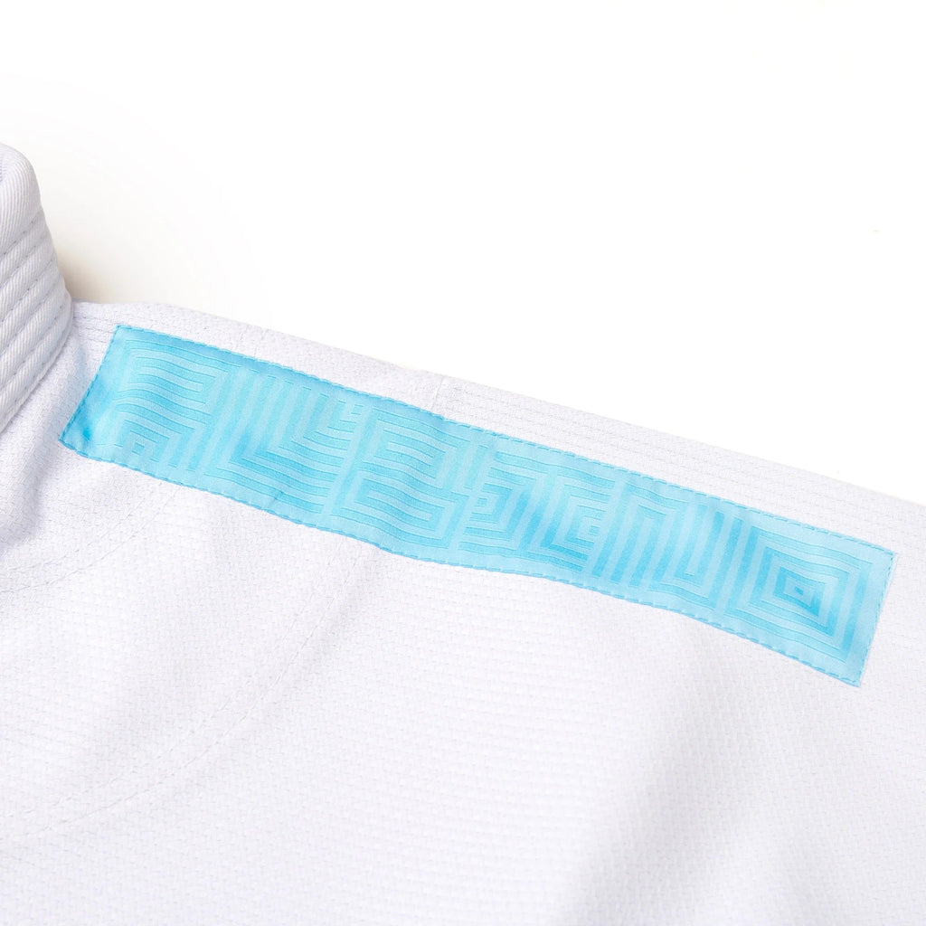 Albino & Preto Series 16 Brazil White BJJ Kimono - Vorix Sport