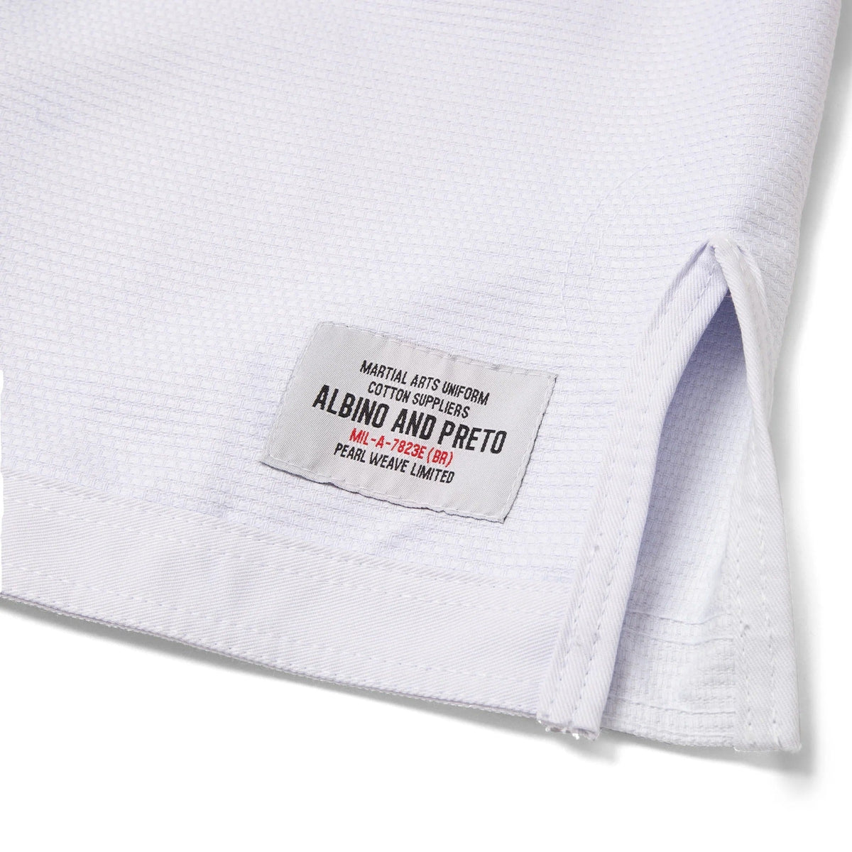 Albino & Preto Series 16 Brazil White BJJ Kimono - Vorix Sport