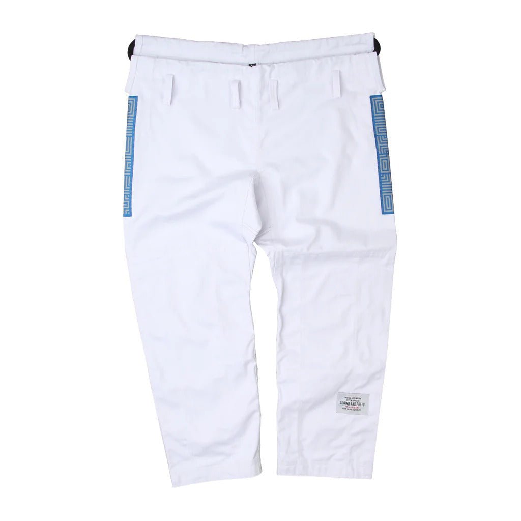 Albino & Preto Series 3 Brazil White BJJ Gi - Vorix Sport