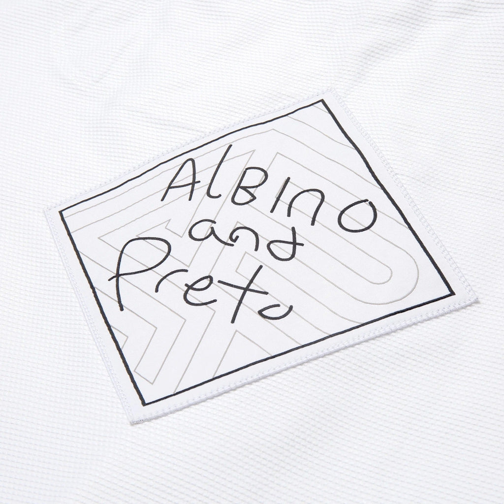 Albino & Preto TSWT White Jiu Jitsu Gi - Vorix Sport