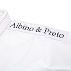 Albino & Preto TSWT White Jiu Jitsu Gi - Vorix Sport