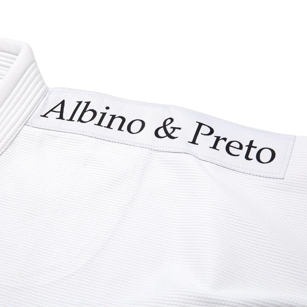 Albino & Preto TSWT White Jiu Jitsu Gi - Vorix Sport
