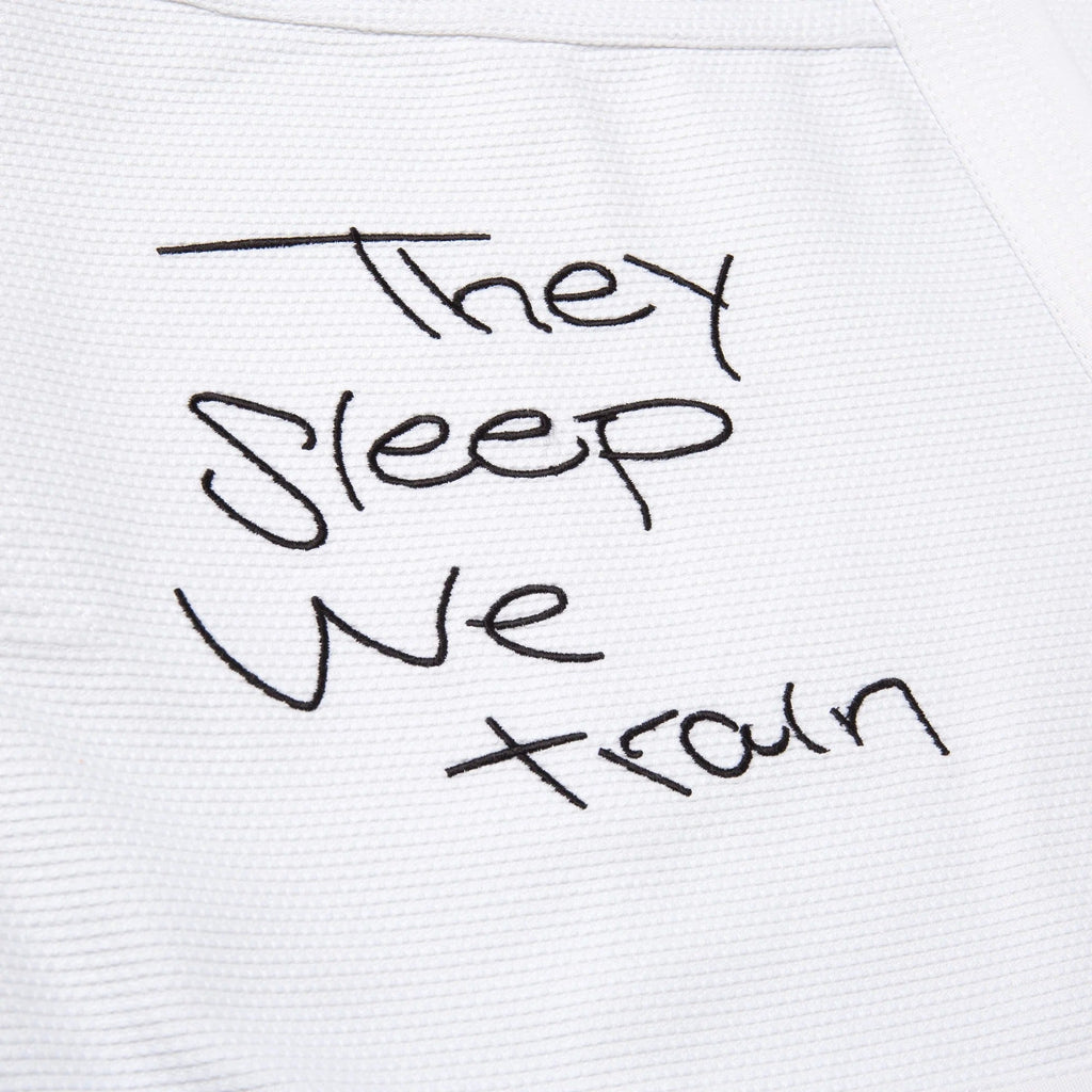 Albino & Preto TSWT White Jiu Jitsu Gi - Vorix Sport