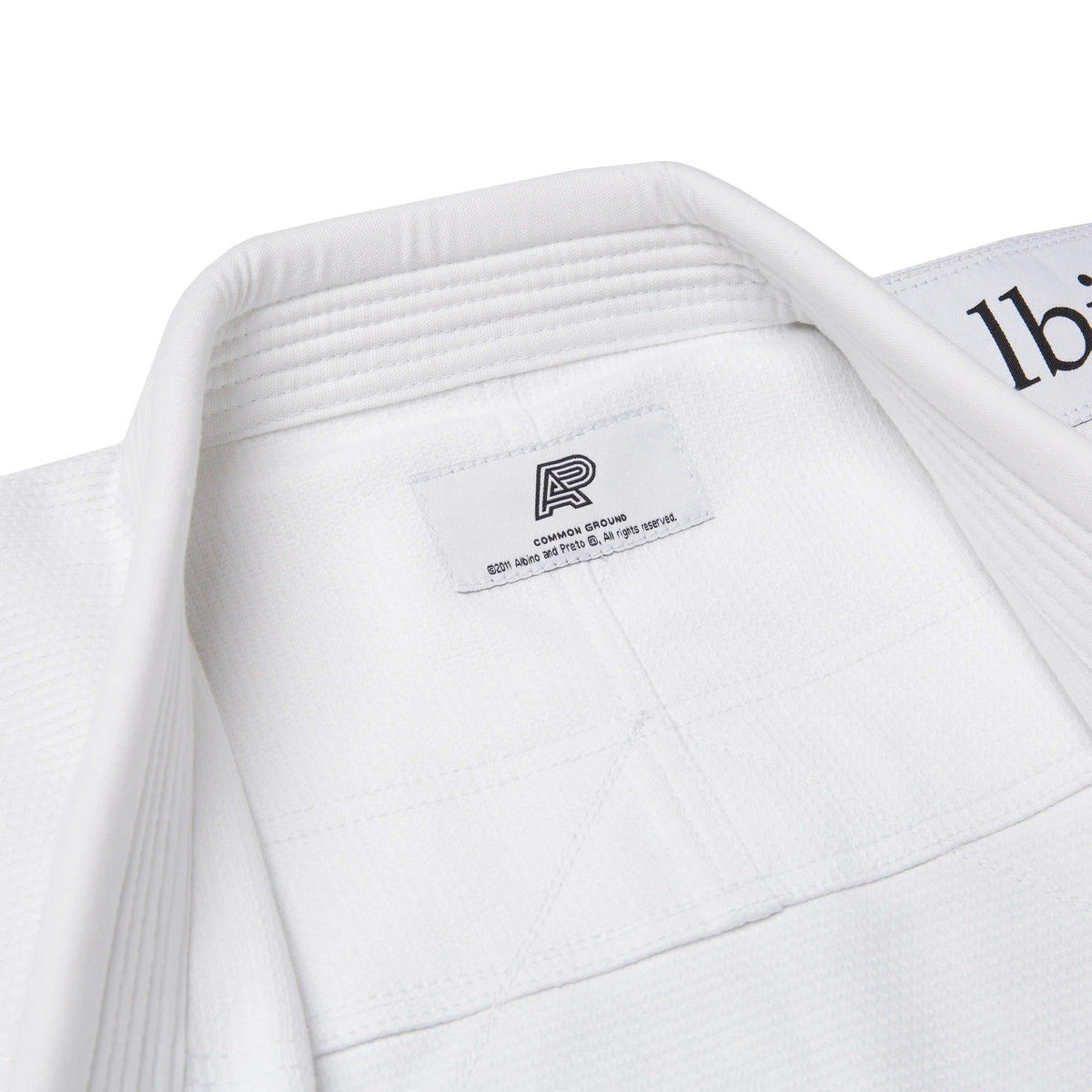 Albino & Preto TSWT White Jiu Jitsu Gi - Vorix Sport