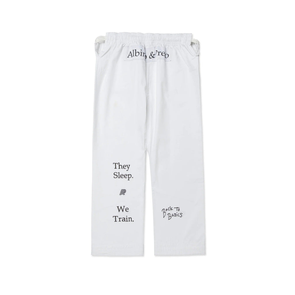 Albino & Preto TSWT White Jiu Jitsu Gi - Vorix Sport