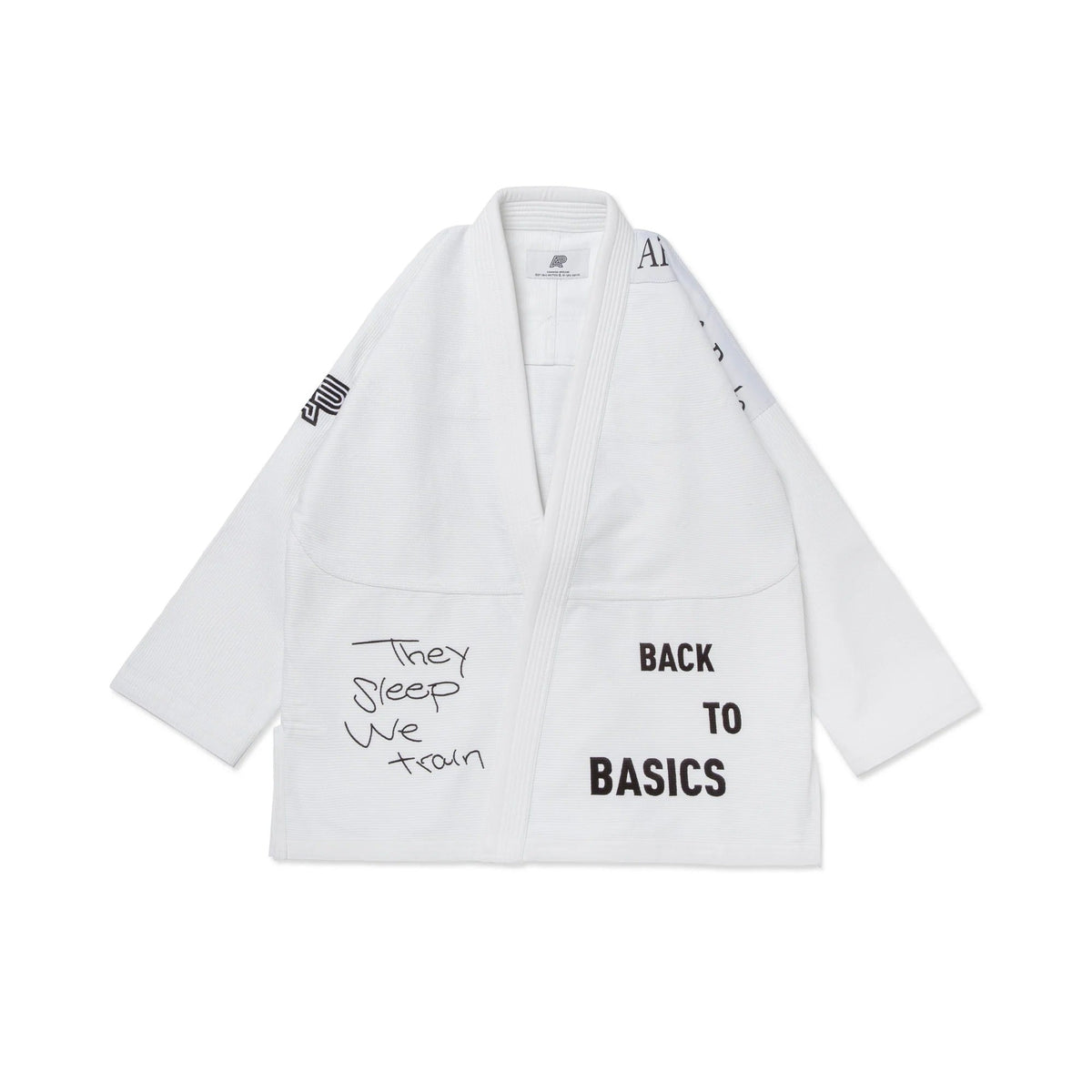 Albino & Preto TSWT White Jiu Jitsu Gi - Vorix Sport