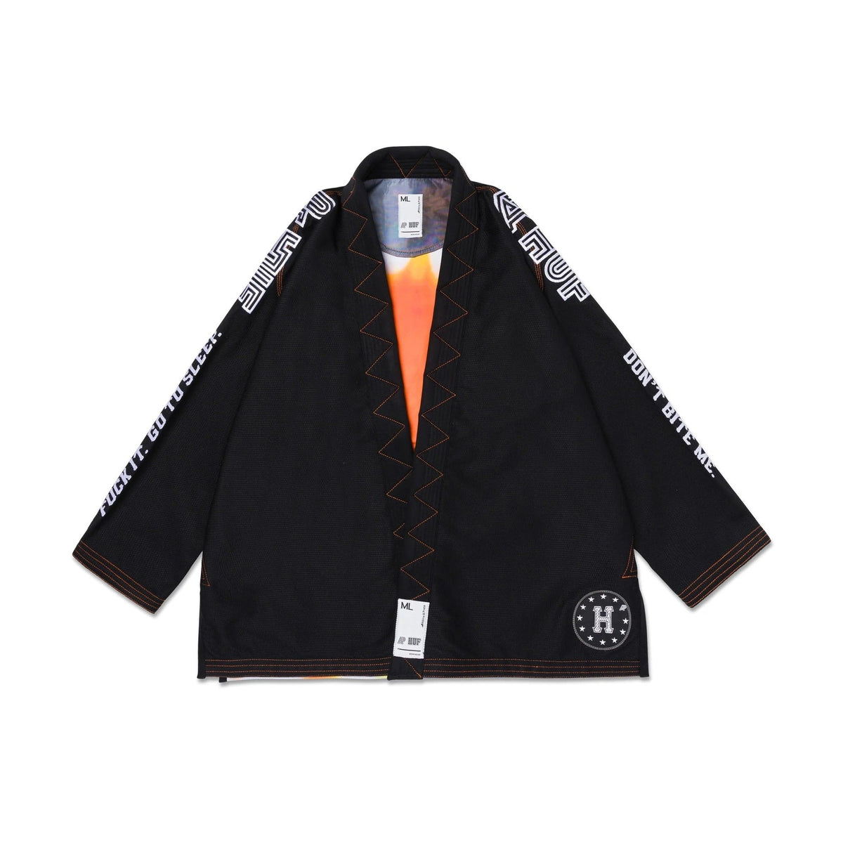 Albino & Preto x HUF Black BJJ Gi - Vorix Sport