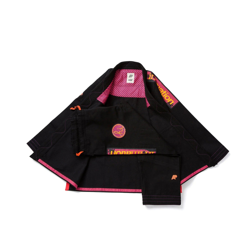 Albino & Preto x In4mation 2 Black BJJ Gi - Vorix Sport