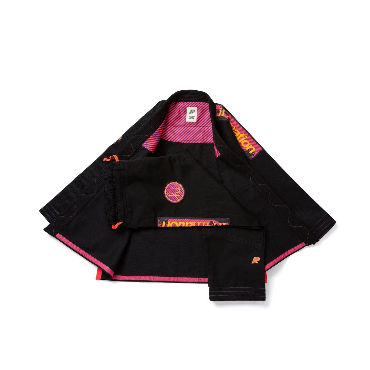 Albino & Preto x In4mation 2 Black BJJ Gi - Vorix Sport