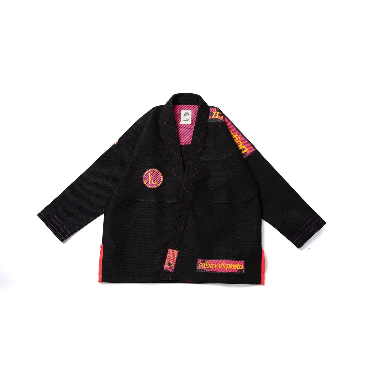 Albino & Preto x In4mation 2 Black BJJ Gi - Vorix Sport