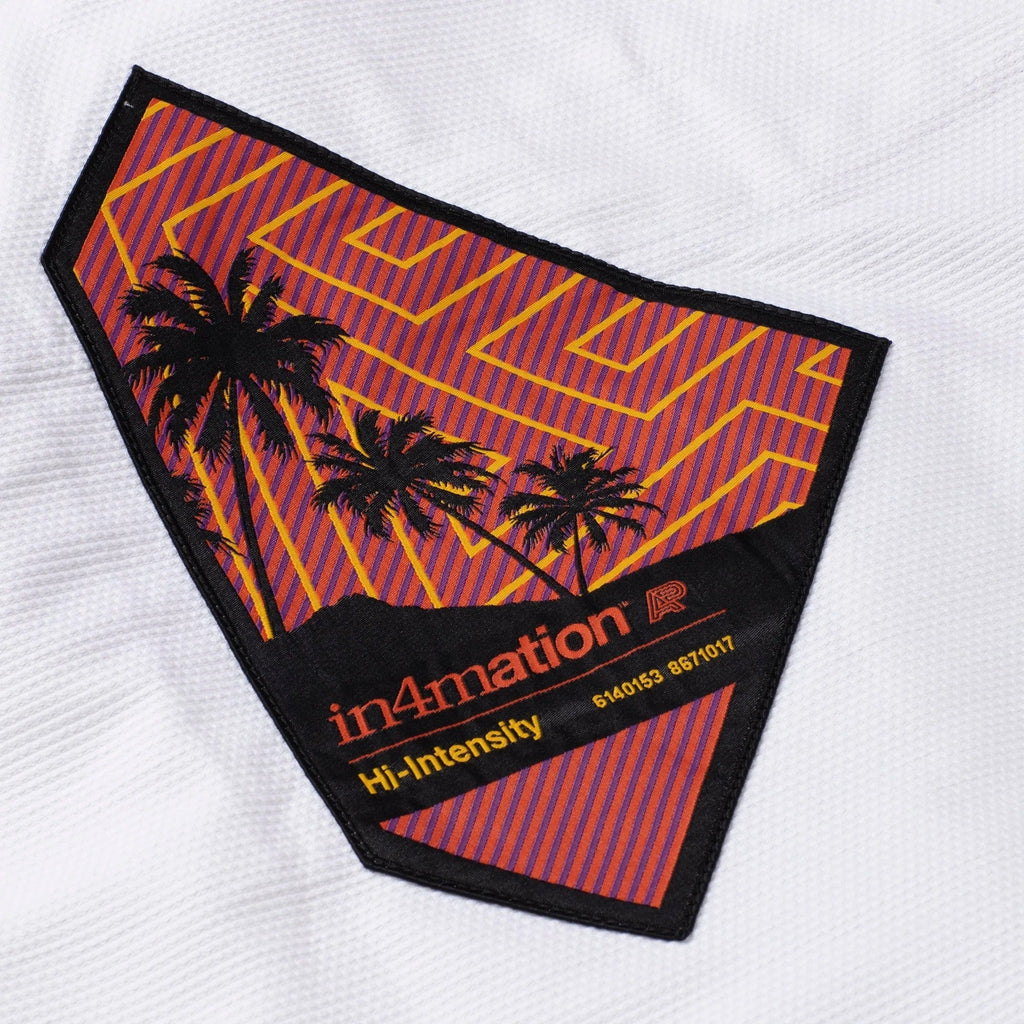 Albino & Preto x In4mation 2 White BJJ Gi - Vorix Sport