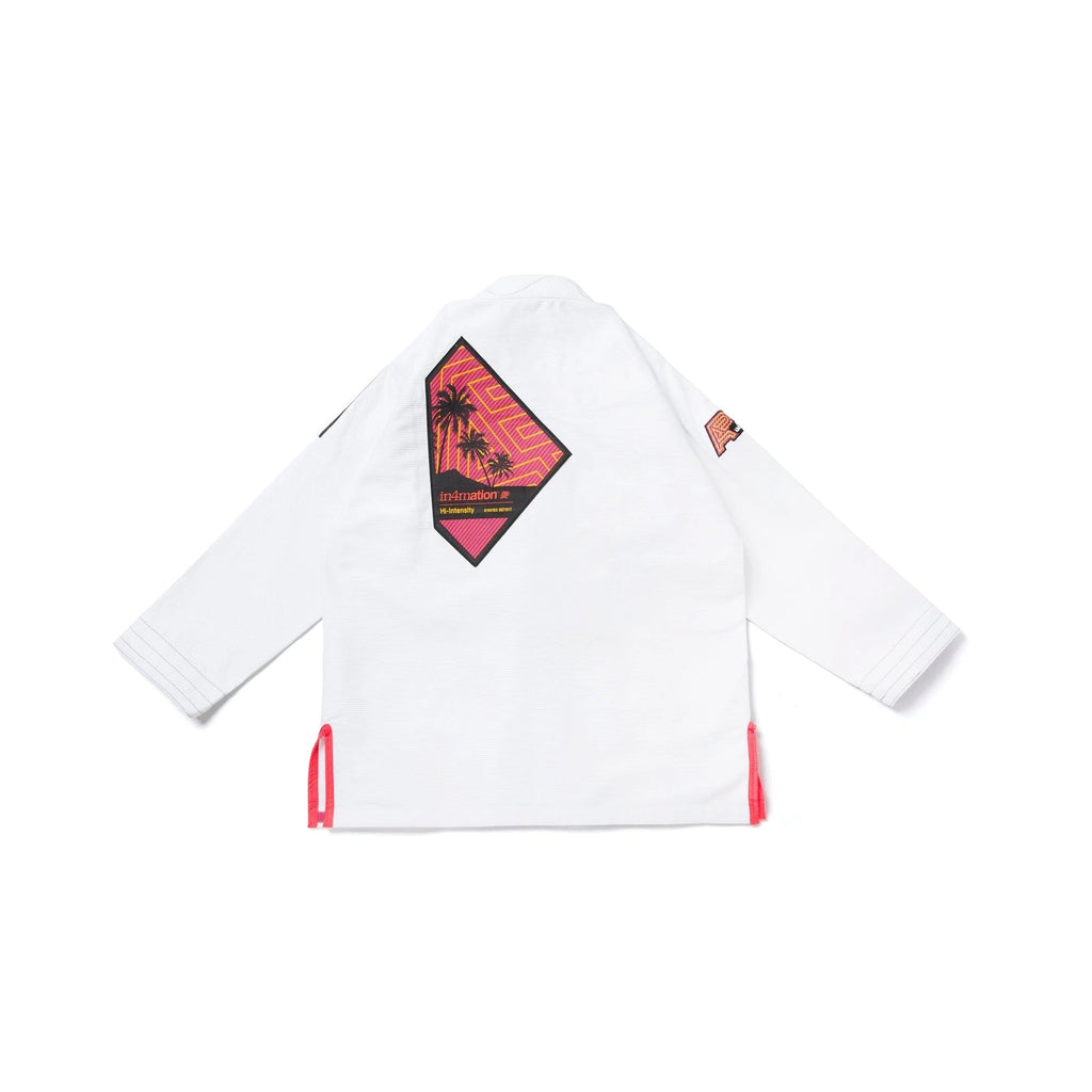 Albino & Preto x In4mation 2 White BJJ Gi - Vorix Sport