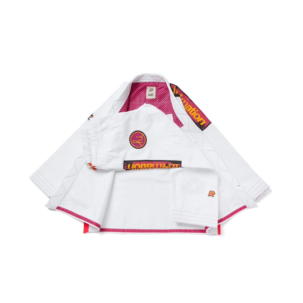 Albino & Preto x In4mation 2 White BJJ Gi - Vorix Sport