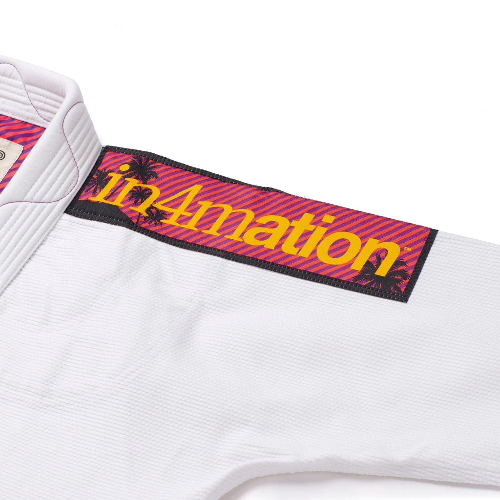 Albino & Preto x In4mation 2 White BJJ Gi - Vorix Sport