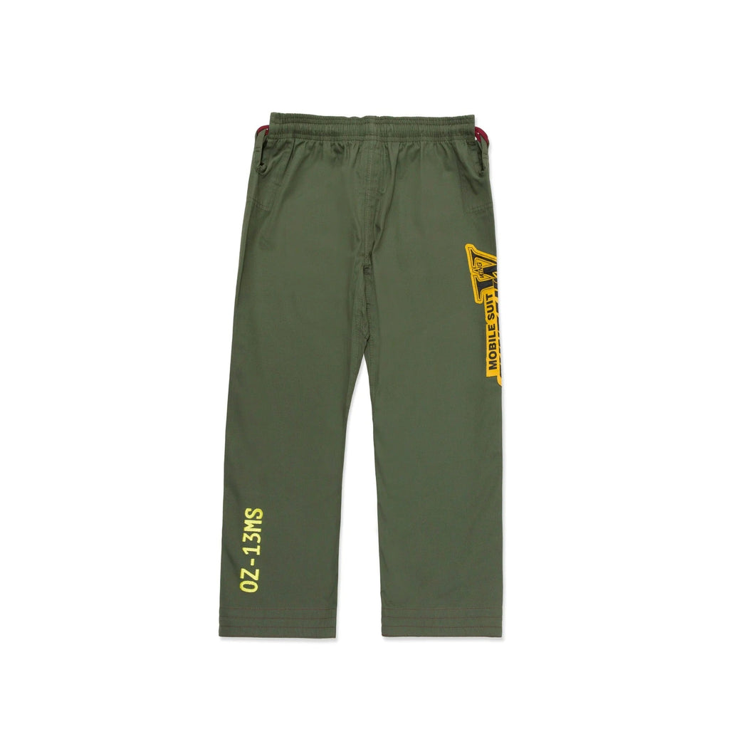 Albino & Preto x Wing Gundam Olive Jiu-Jitsu Gi - Vorix Sport