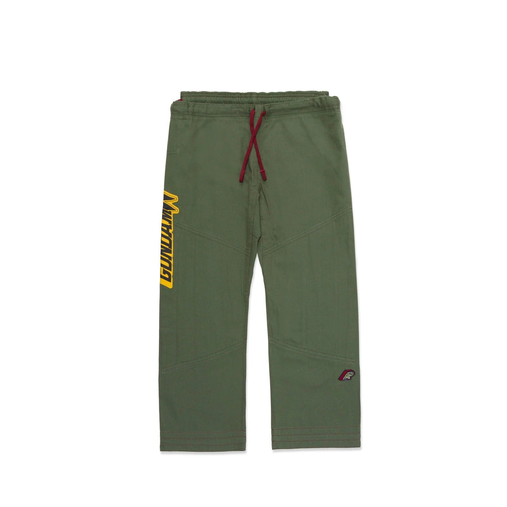 Albino & Preto x Wing Gundam Olive Jiu-Jitsu Gi - Vorix Sport