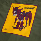 Albino & Preto x Wing Gundam Olive Jiu-Jitsu Gi - Vorix Sport