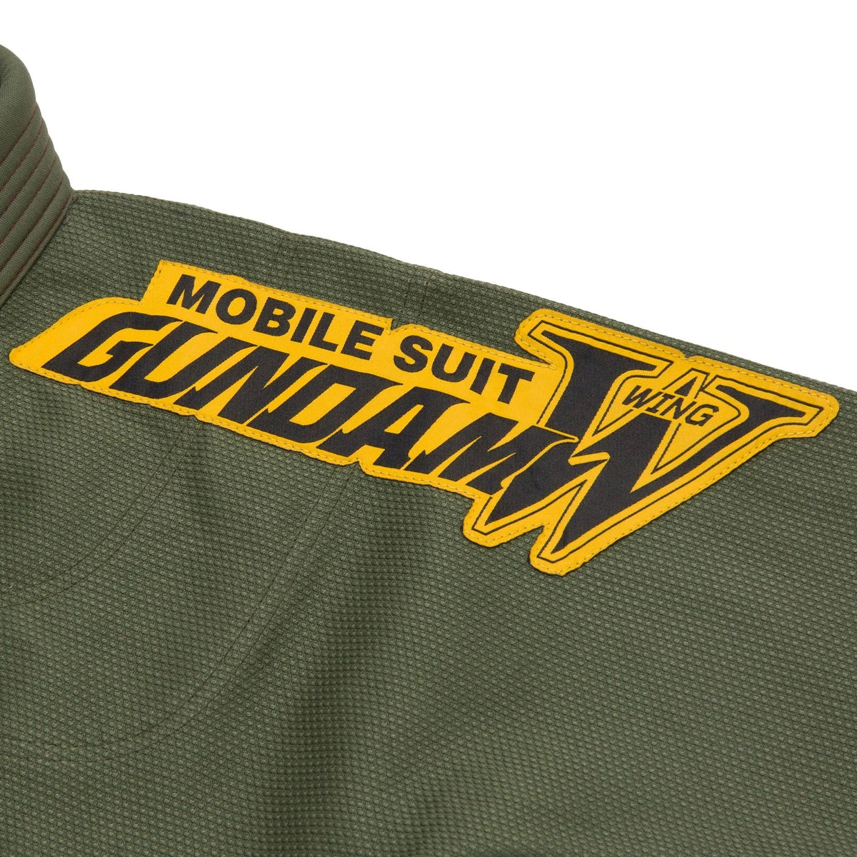 Albino & Preto x Wing Gundam Olive Jiu-Jitsu Gi - Vorix Sport