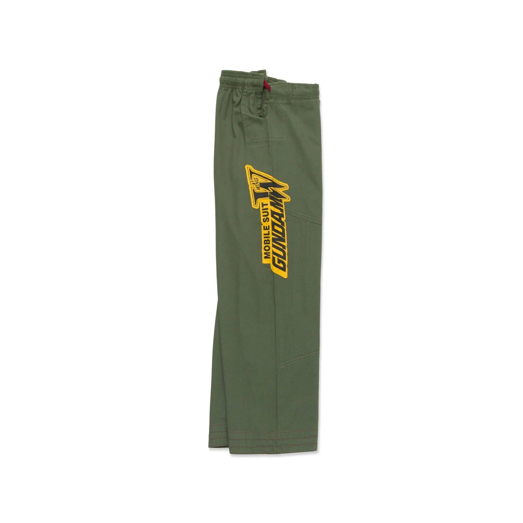 Albino & Preto x Wing Gundam Olive Jiu-Jitsu Gi - Vorix Sport