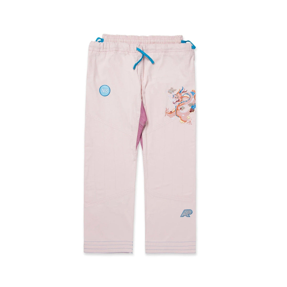 Albino & Preto Year of the Dragon Peach BJJ Kimono - Vorix Sport
