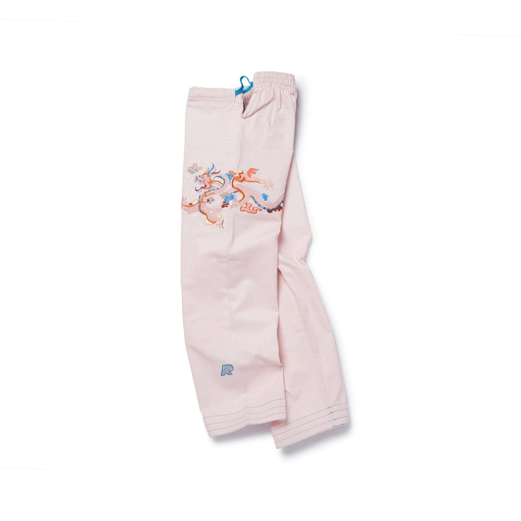 Albino & Preto Year of the Dragon Peach BJJ Kimono - Vorix Sport