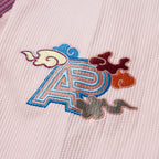 Albino & Preto Year of the Dragon Peach BJJ Kimono - Vorix Sport
